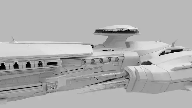 Troy Capital ship 3D model