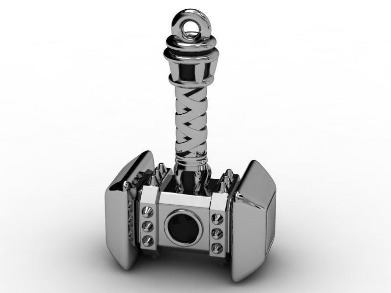 hammer ready for 3d print 3D print model_1