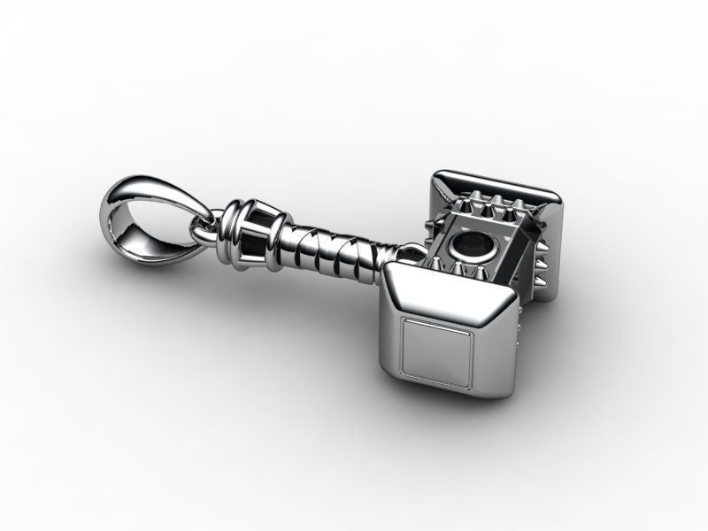 hammer ready for 3d print 3D print model_11