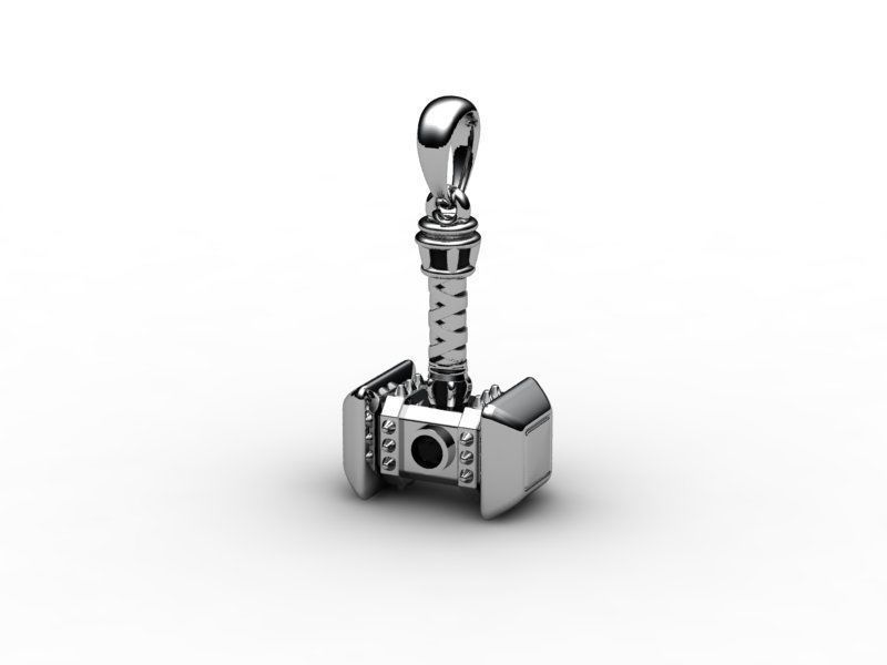 hammer ready for 3d print 3D print model_9