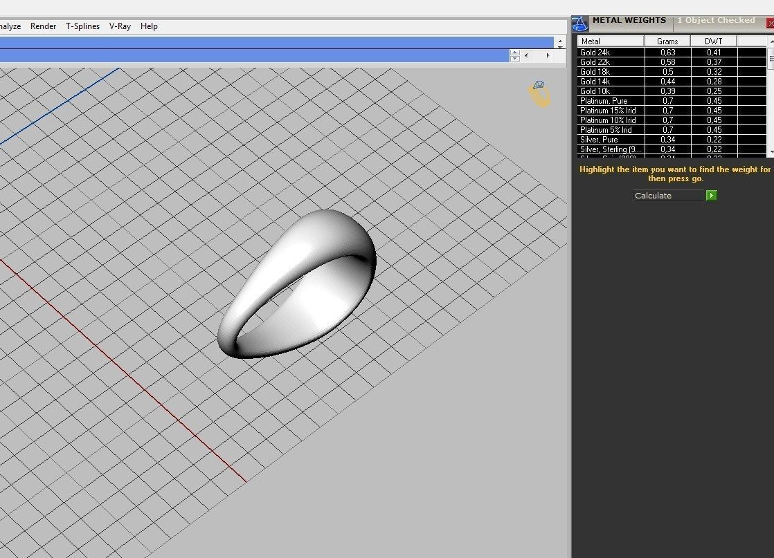 hammer ready for 3d print 3D print model_6