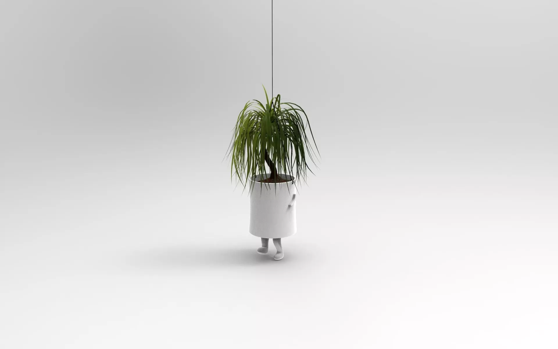 WALKING PLANTER Free 3D model