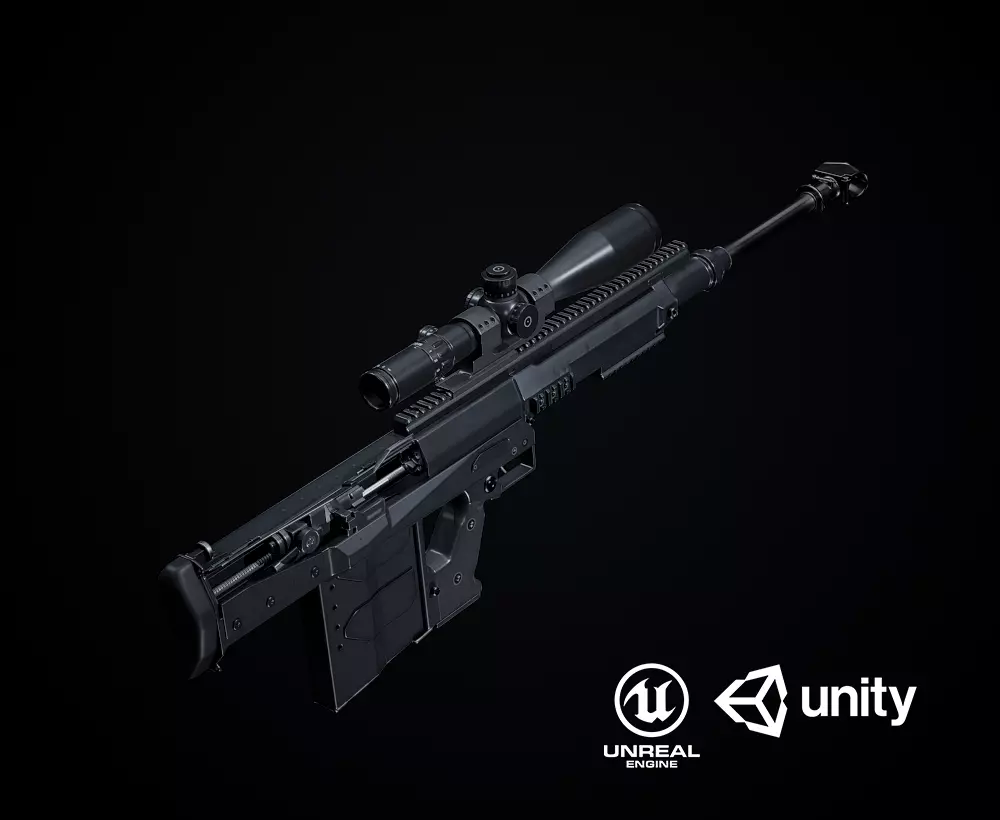 GM6 Lynx PBR Low-poly 3D model_0