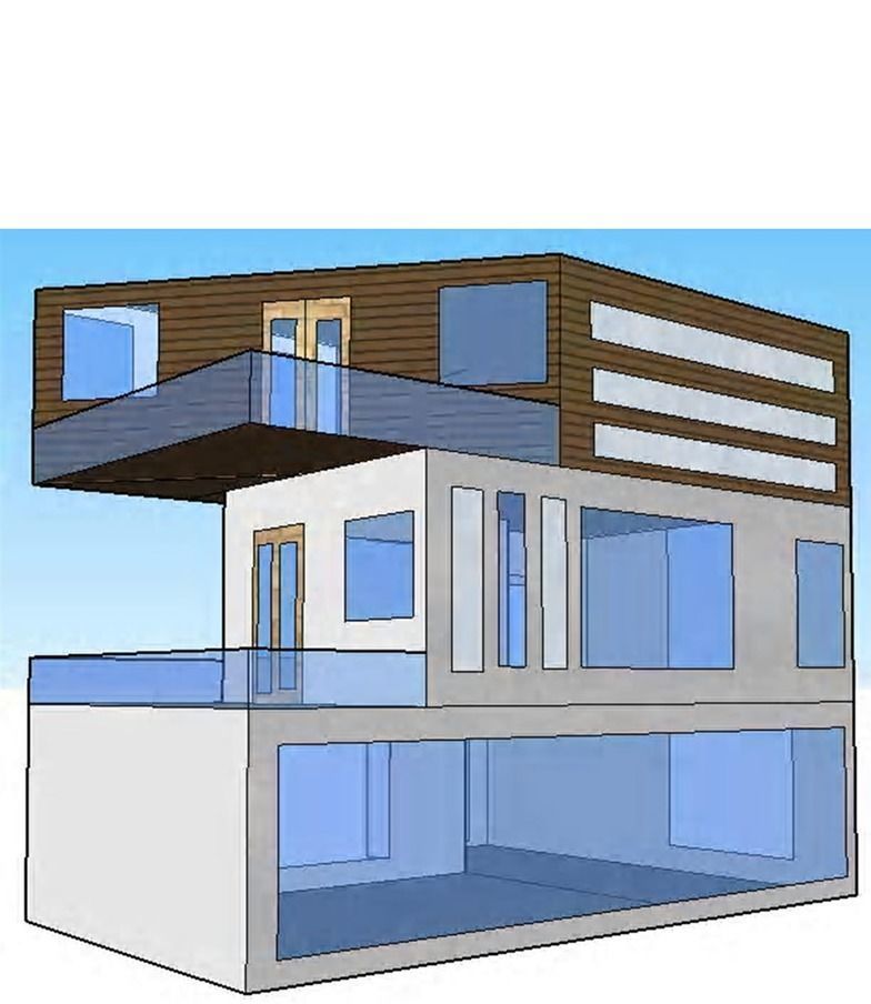 Big villa 3D model_2