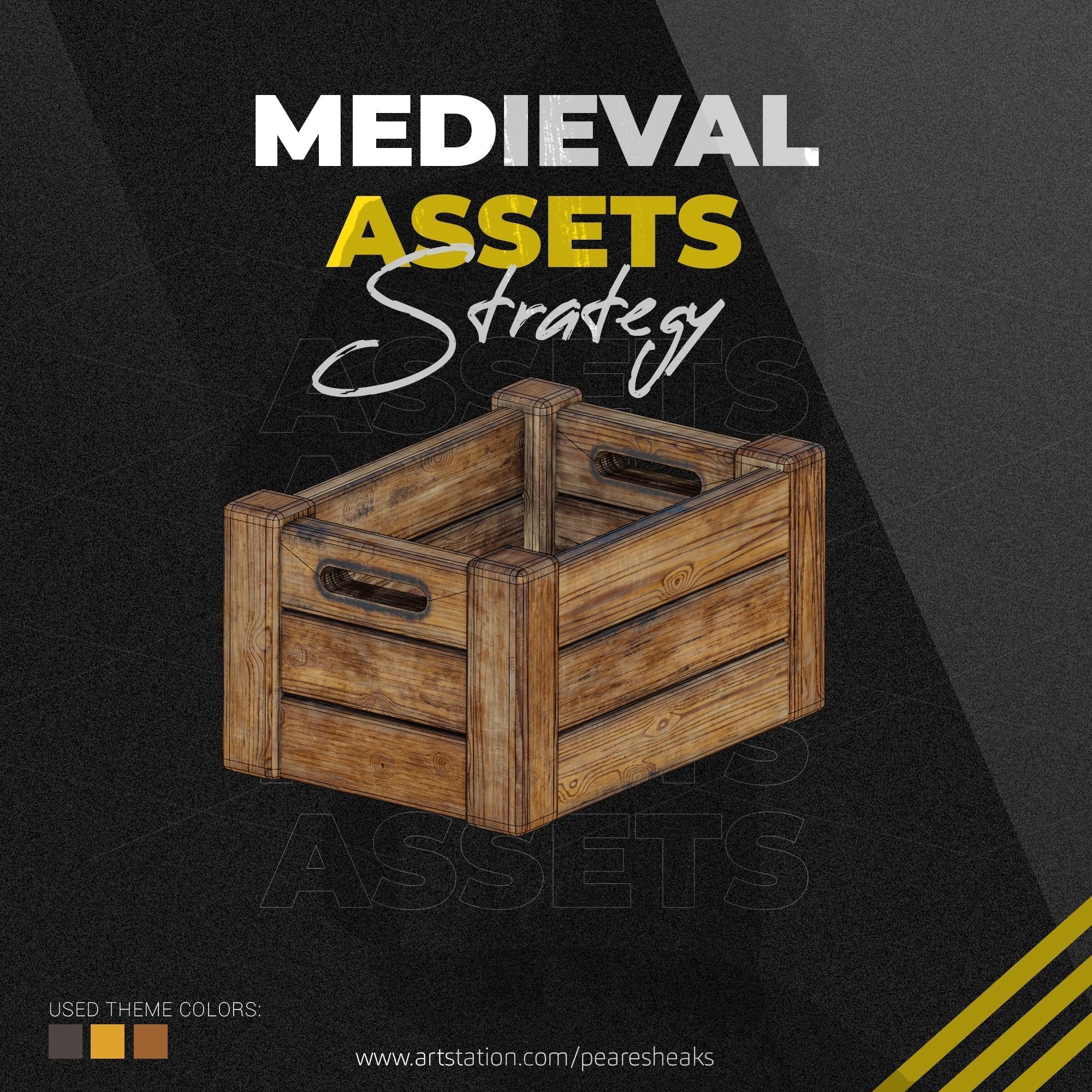 PBR Wooden Box - Medieval Assets - Textures V1-V2 Dirt Texture_2
