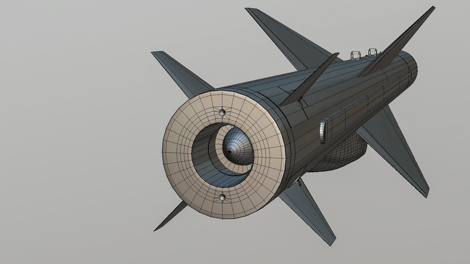 C-802AK - YJ-83 Chinese Anti-Ship Cruise Missile 3D model_13