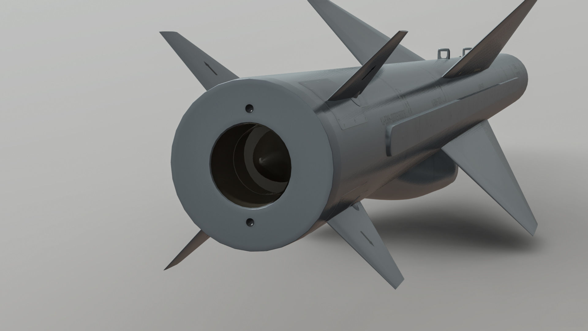 C-802AK - YJ-83 Chinese Anti-Ship Cruise Missile 3D model_6