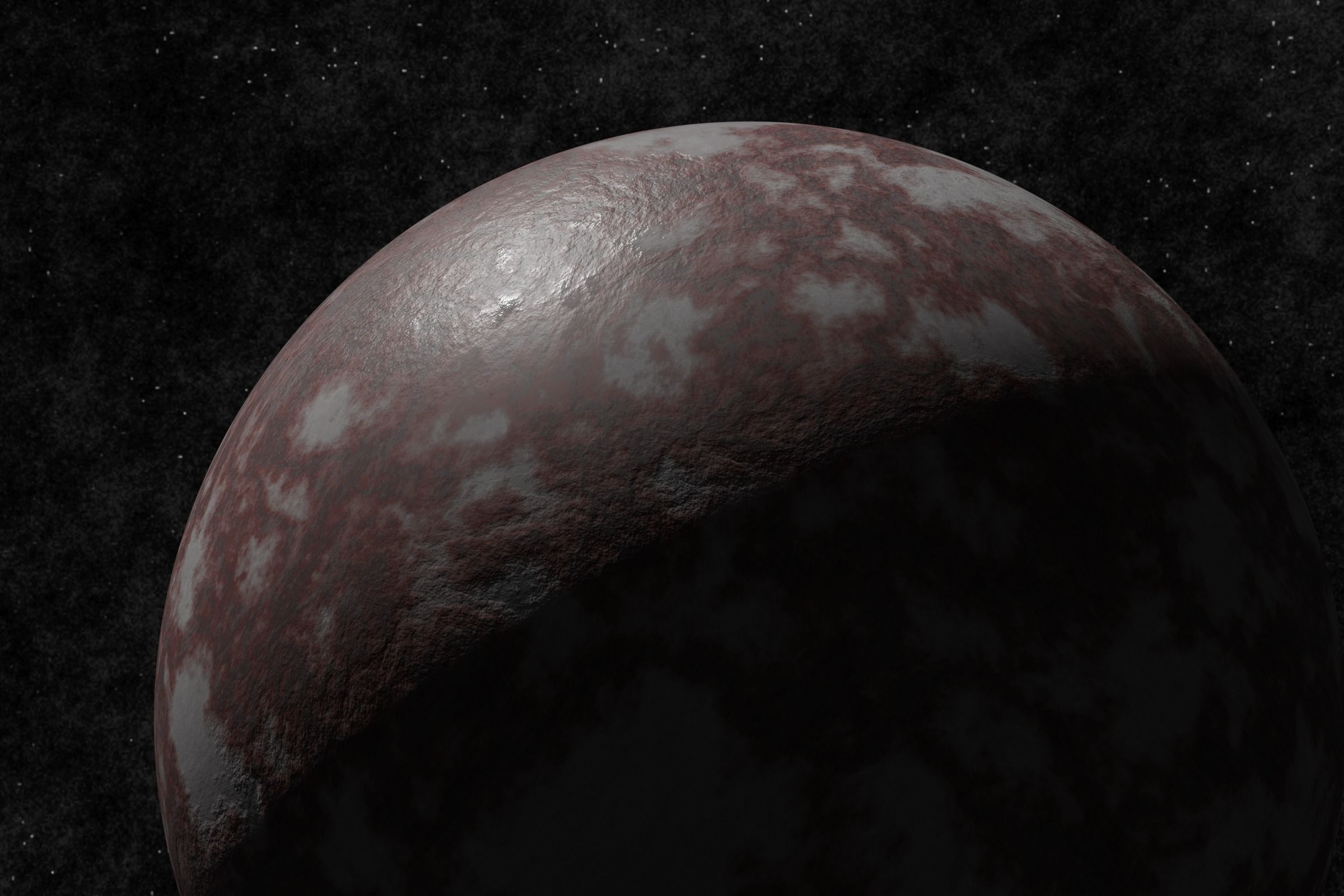 rocky planet 001-alfa Low-poly 3D model_6
