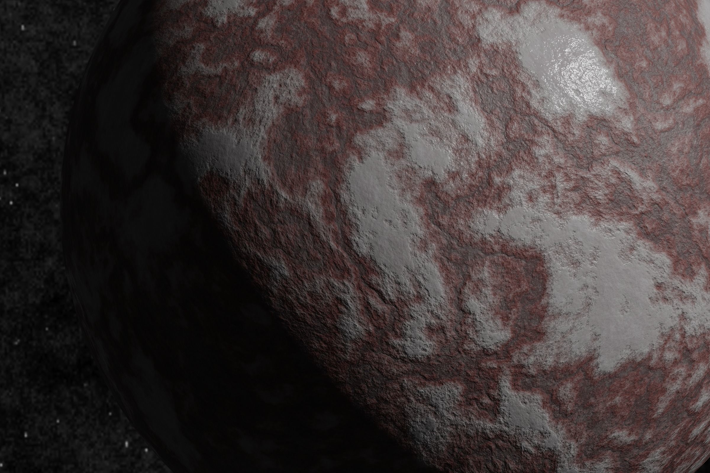 rocky planet 001-alfa Low-poly 3D model_9