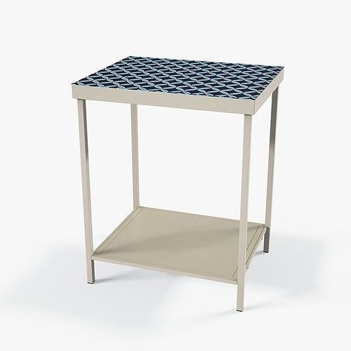 Modoc End Table painted frame Low-poly 3D model