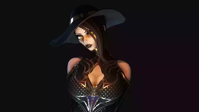 Royal Mage - Stylized Character Low-poly 3D model