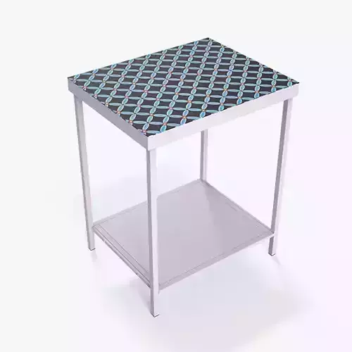 Modoc End Table white painted