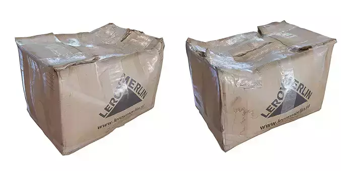 Ultra realistic Cardboard box Pbr Low-poly 3D model