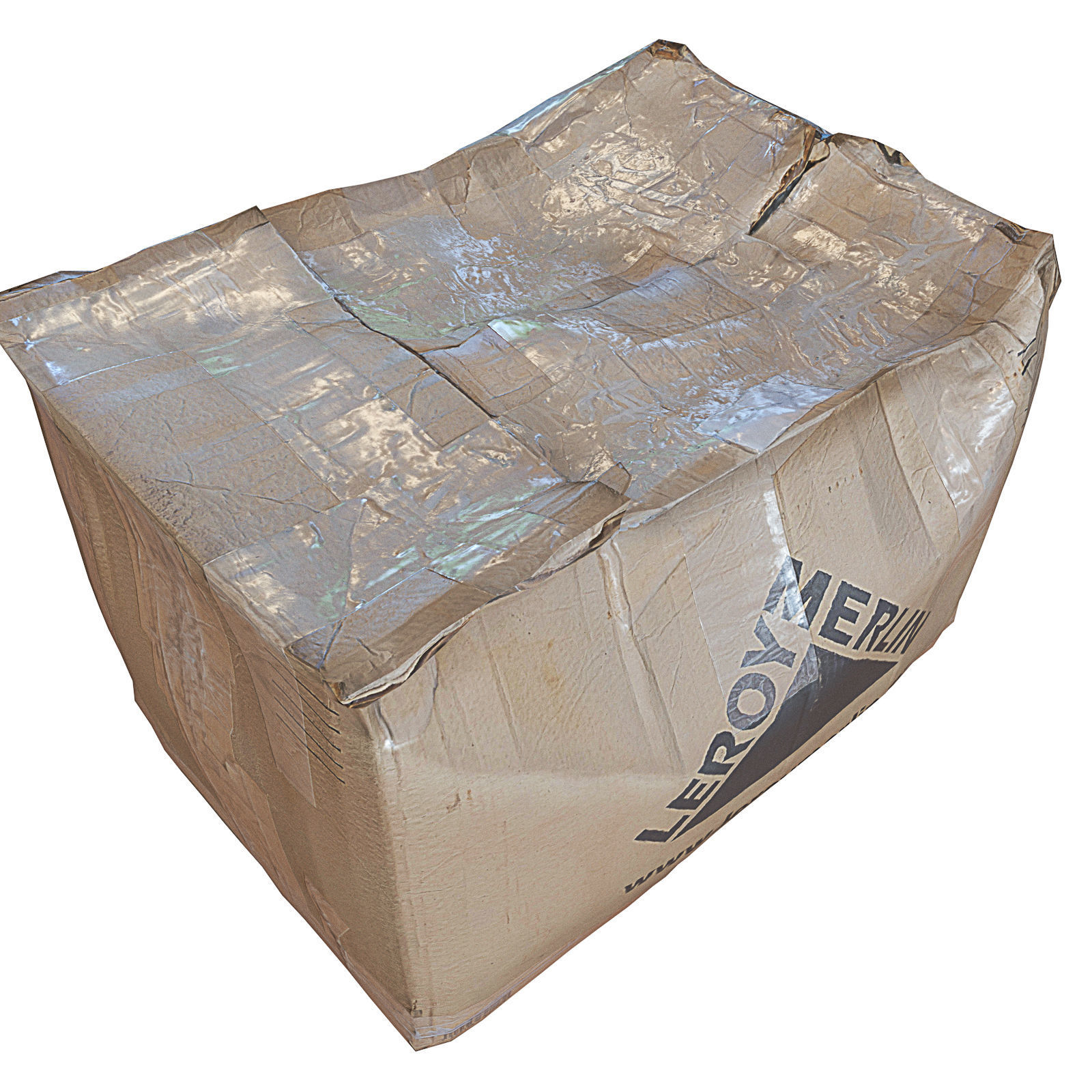 Ultra realistic Cardboard box Pbr Low-poly 3D model_3