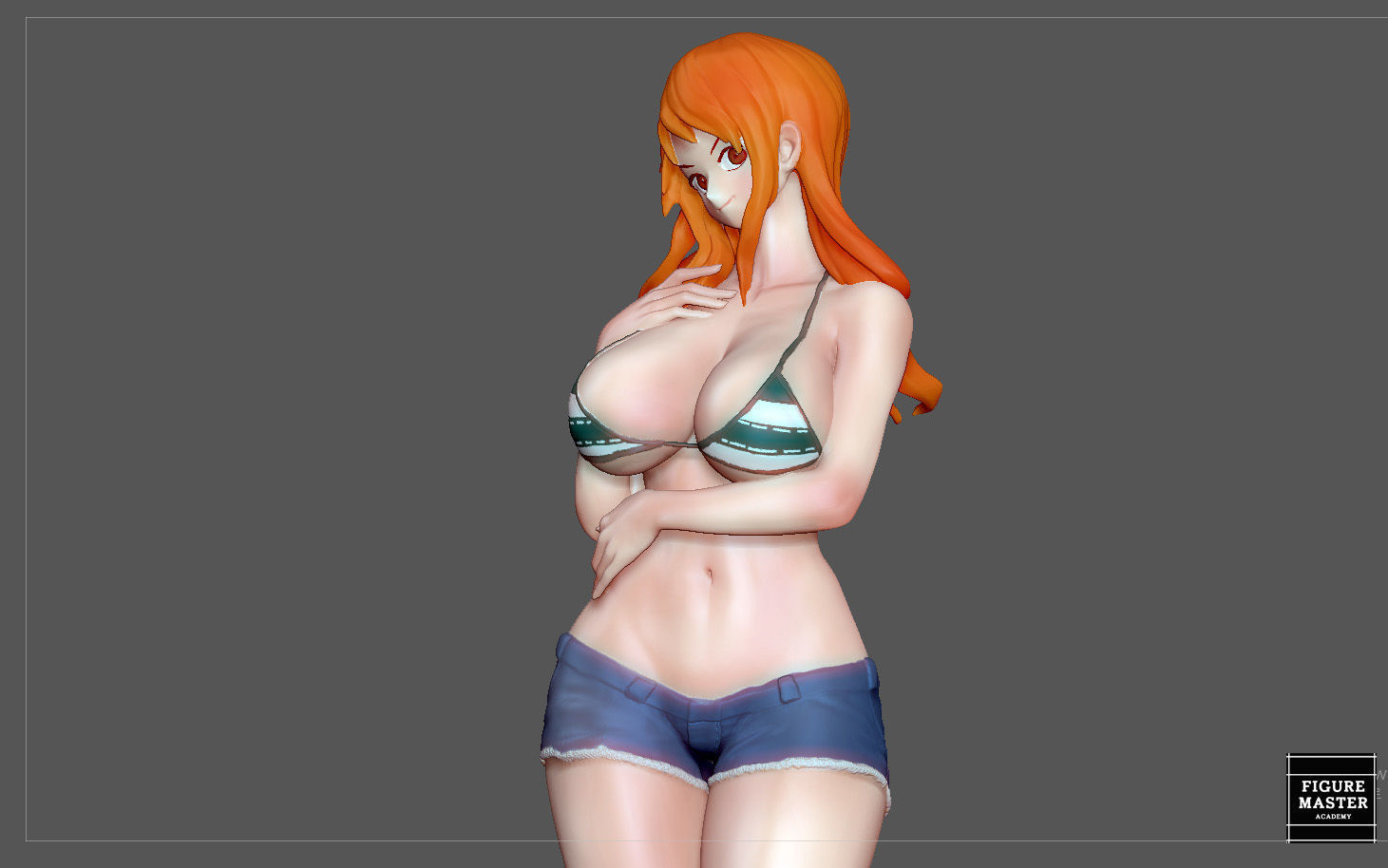 NAMI STATUE ONE PIECE ANIME GIRL CHARACTER 3D print model 3D print model_5