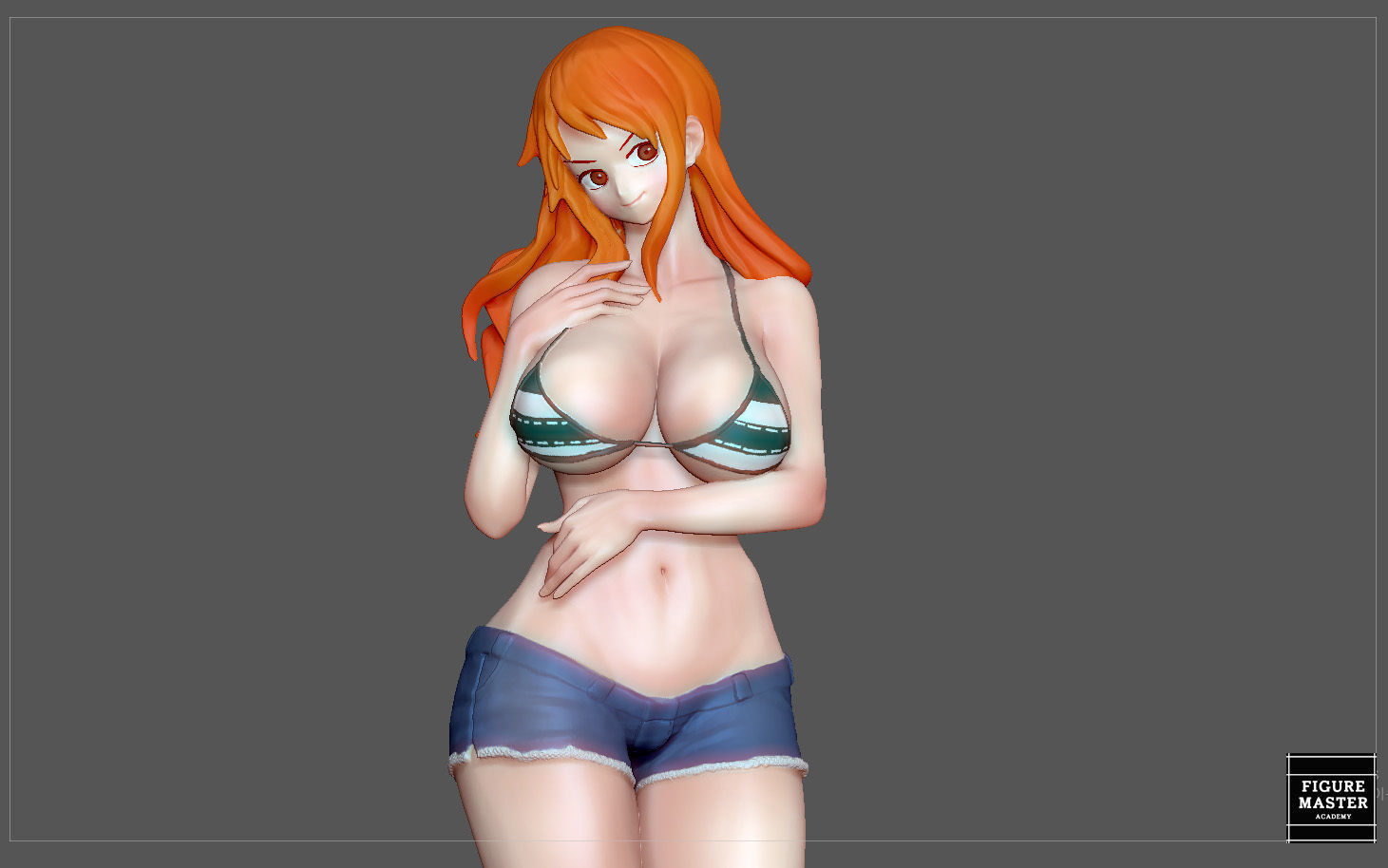 NAMI STATUE ONE PIECE ANIME GIRL CHARACTER 3D print model 3D print model_3