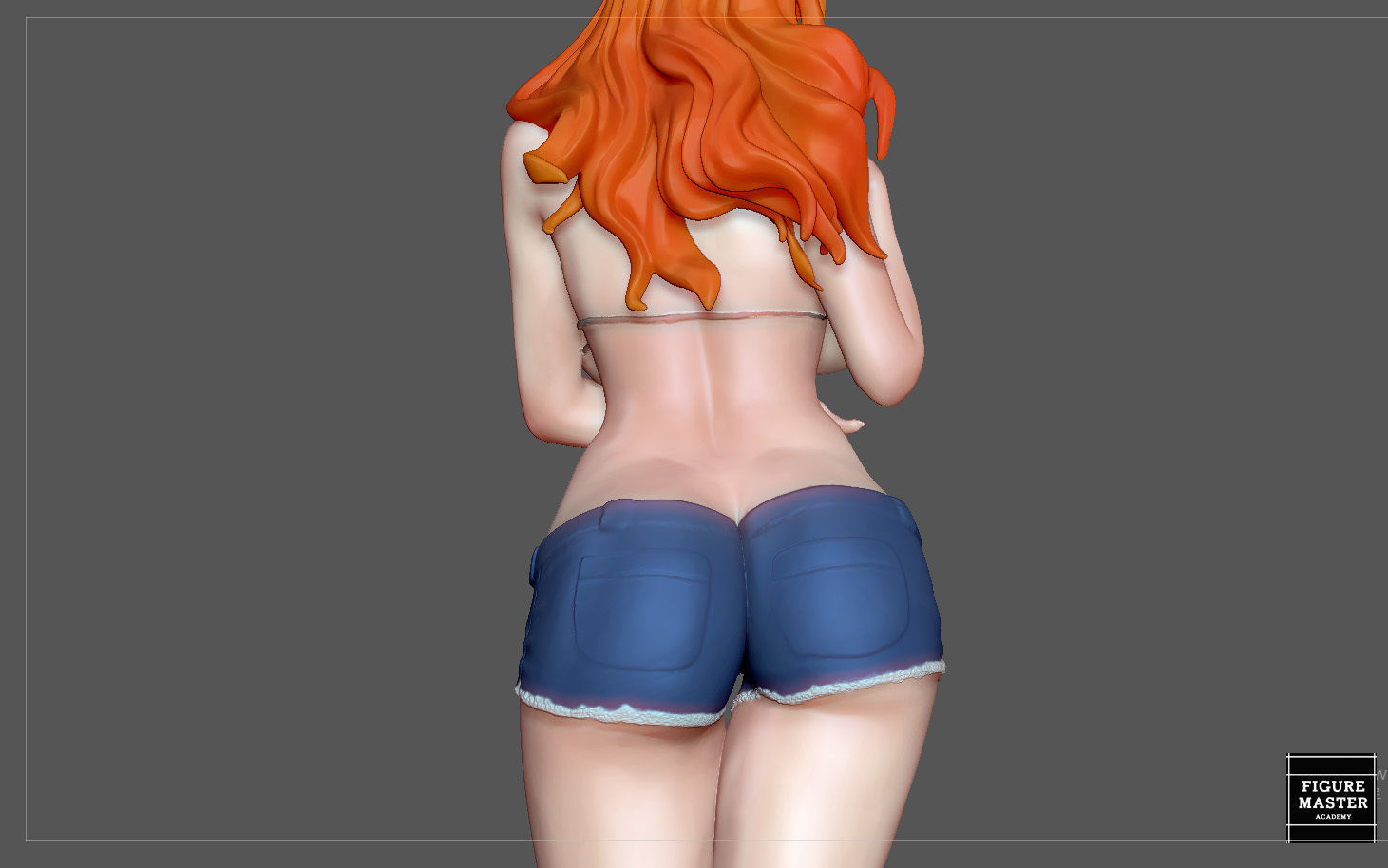 NAMI STATUE ONE PIECE ANIME GIRL CHARACTER 3D print model 3D print model_9