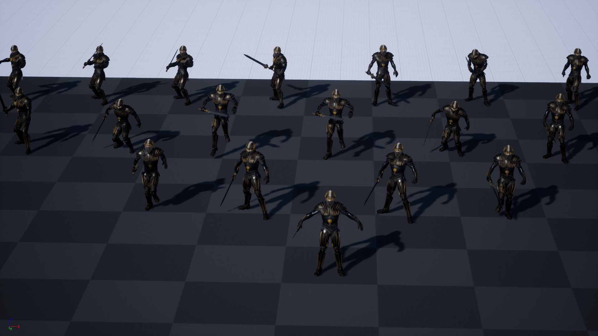 Knight star wars old republic character Low-poly 3D model_20