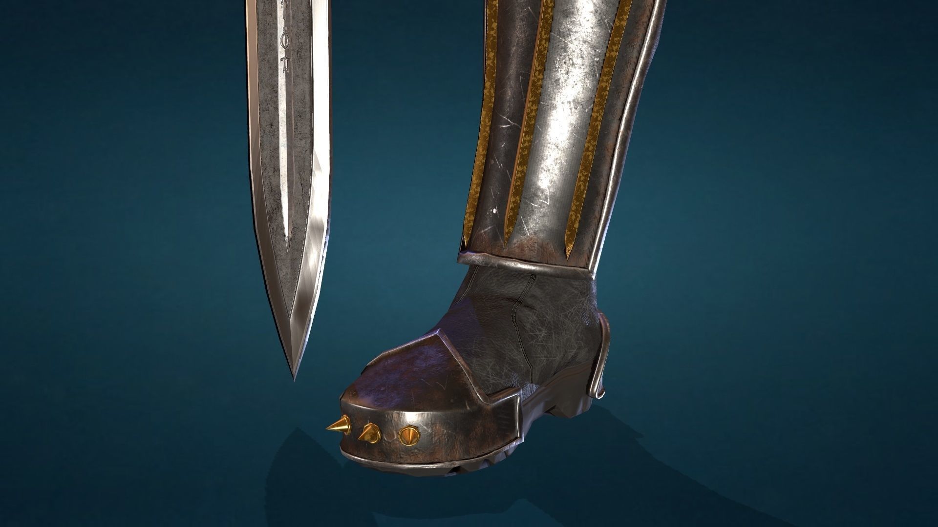 Knight star wars old republic character Low-poly 3D model_18