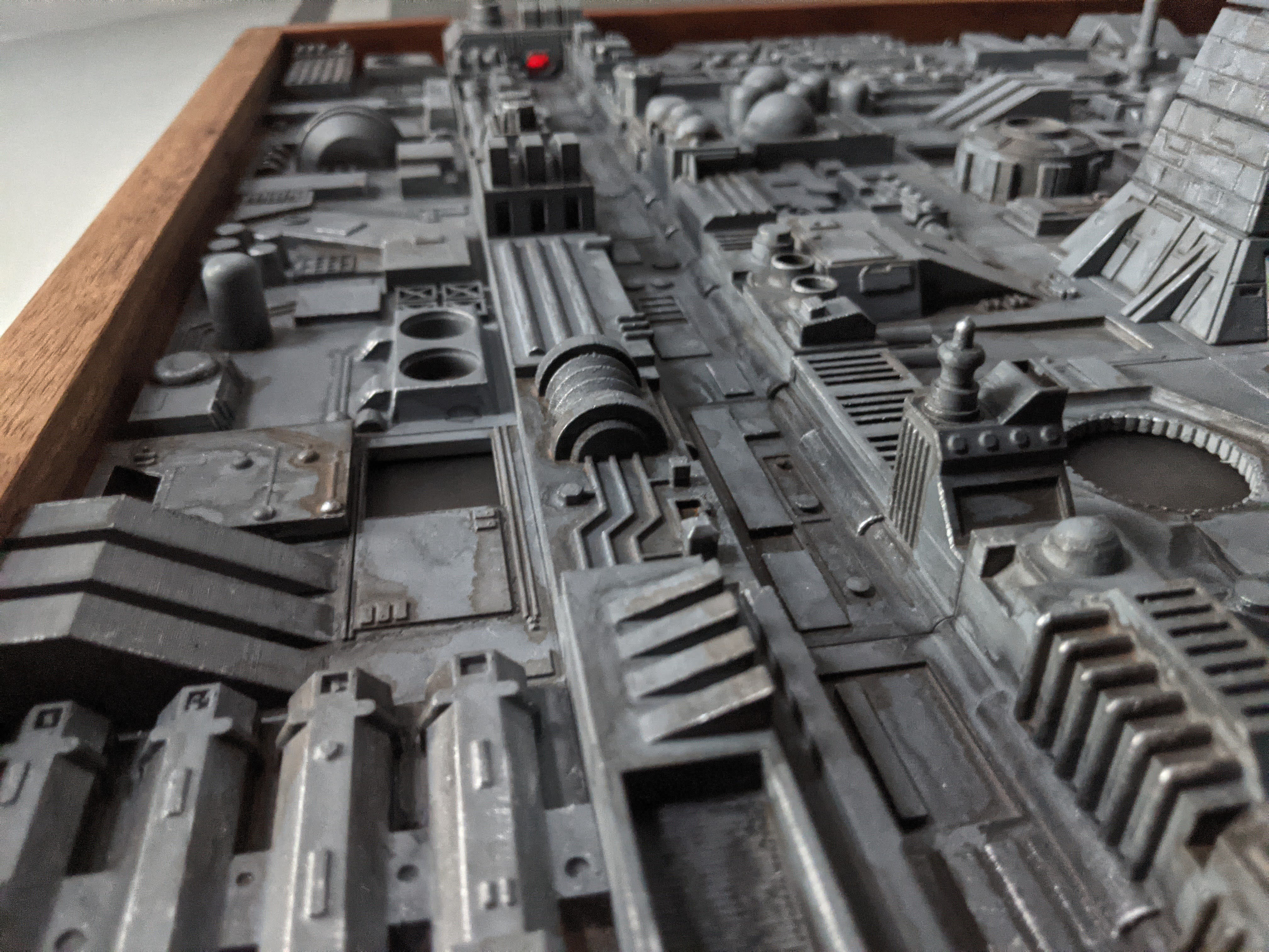 Death Star Diorama Trench Run Tiles 3D print model_3