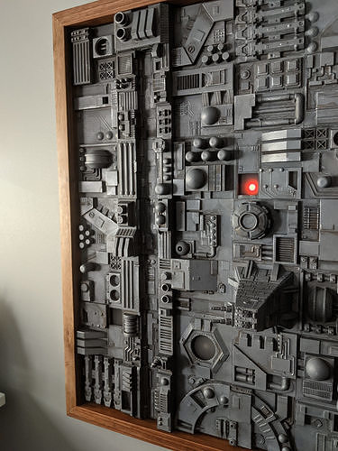 Death Star Diorama Trench Run Tiles 3D print model