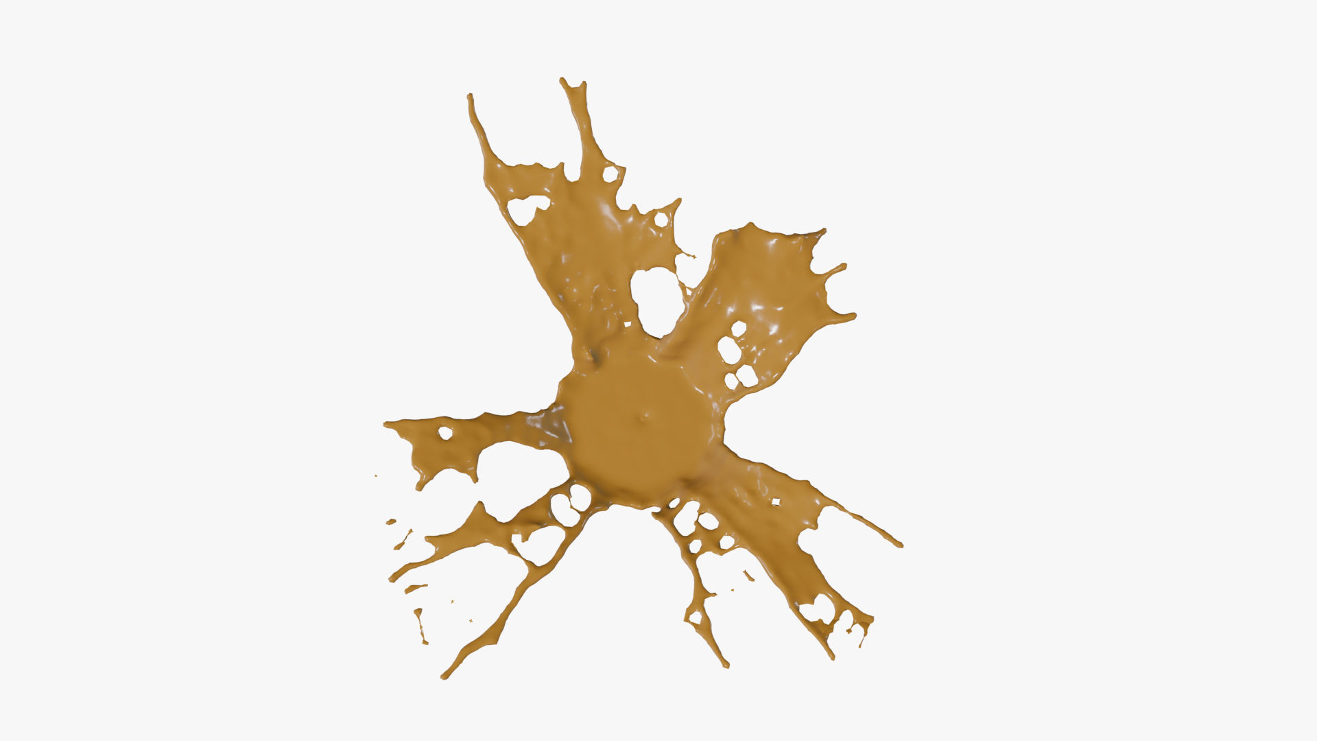 Splash liquid splashing onto background Free 3D model_24