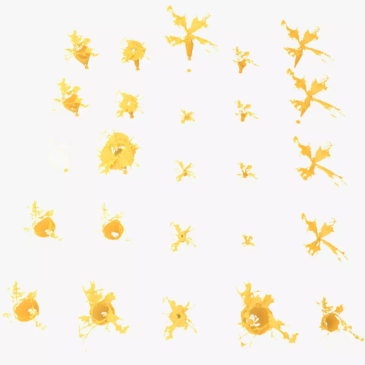 Splash liquid splashing onto background Free 3D model_0