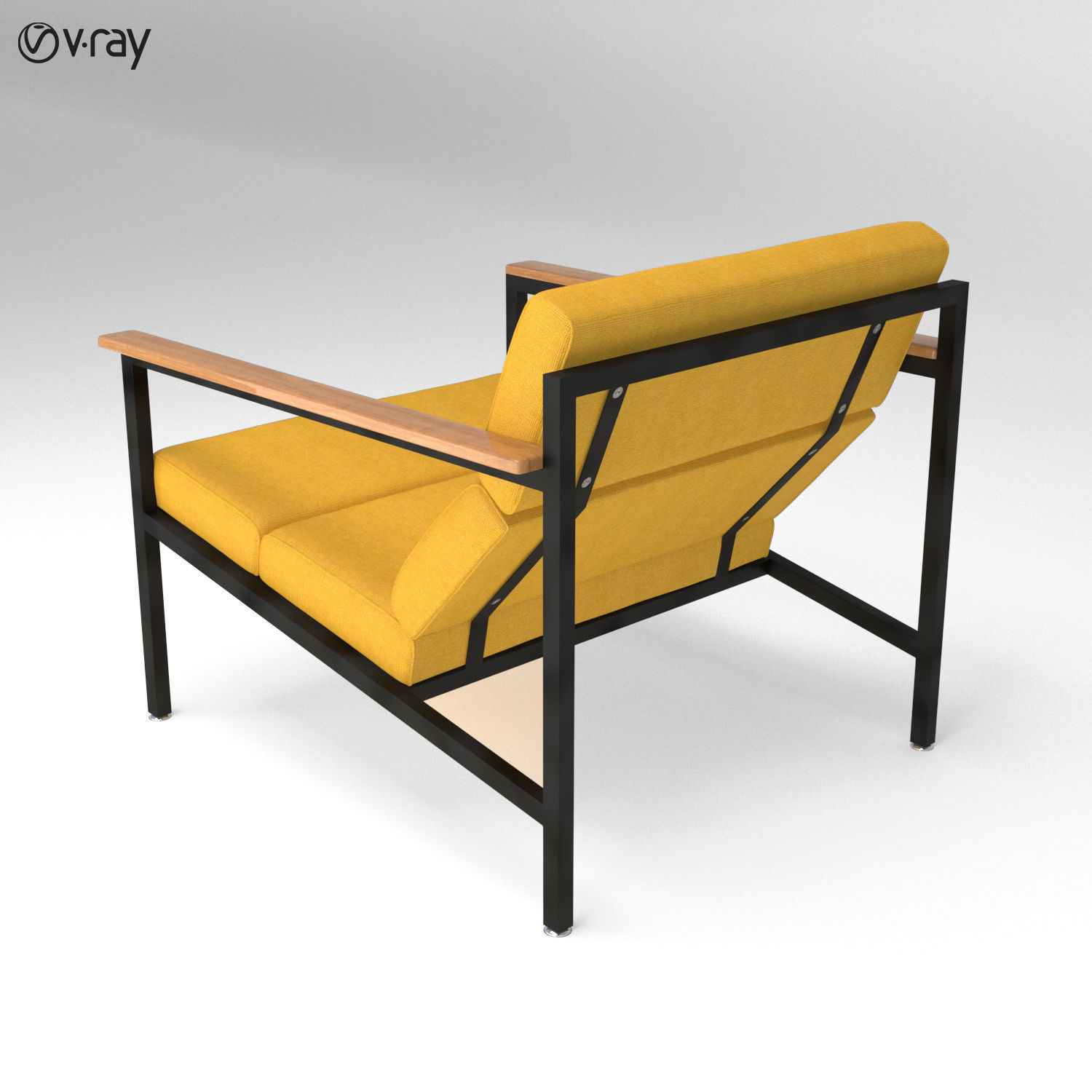 Halifax chair 3D model_10