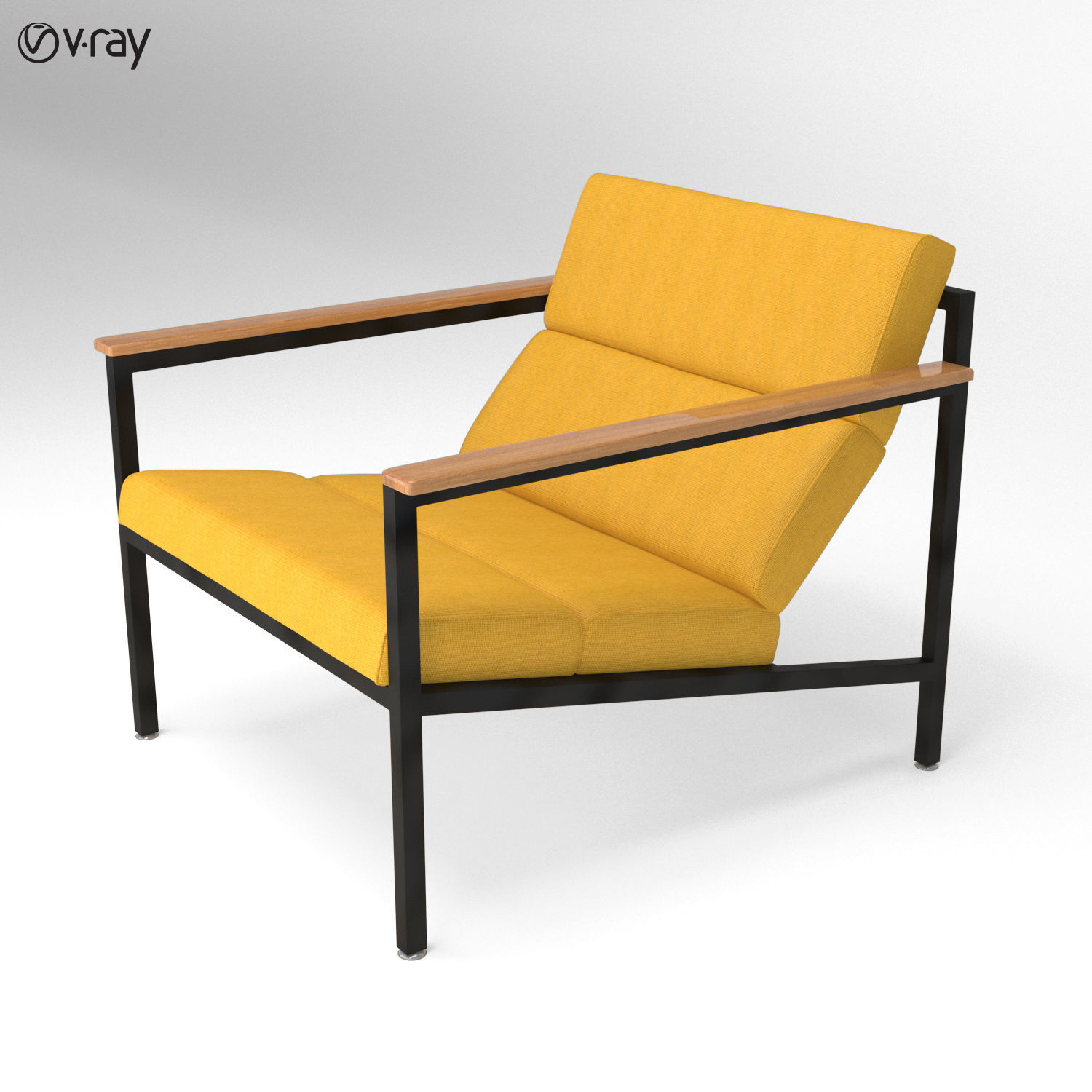 Halifax chair 3D model_9