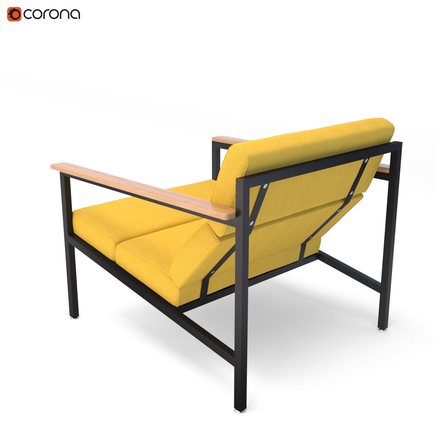 Halifax chair 3D model_5