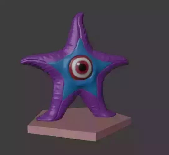 Starro starfish with eye on top