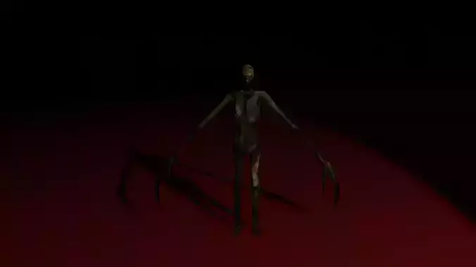 Nightmare SCP-096 Free 3D model