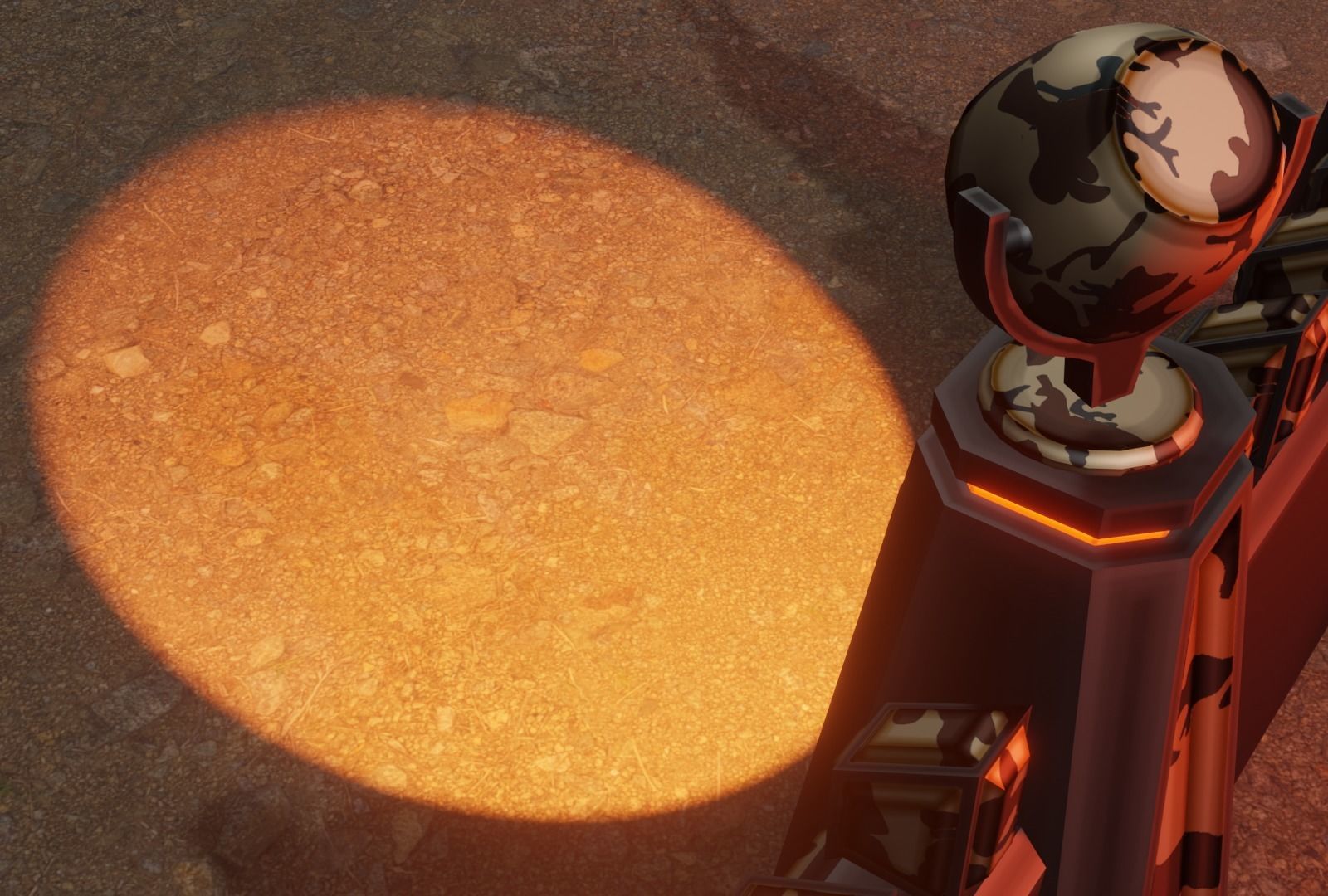 Armor wall pack modular Low-poly 3D model_3