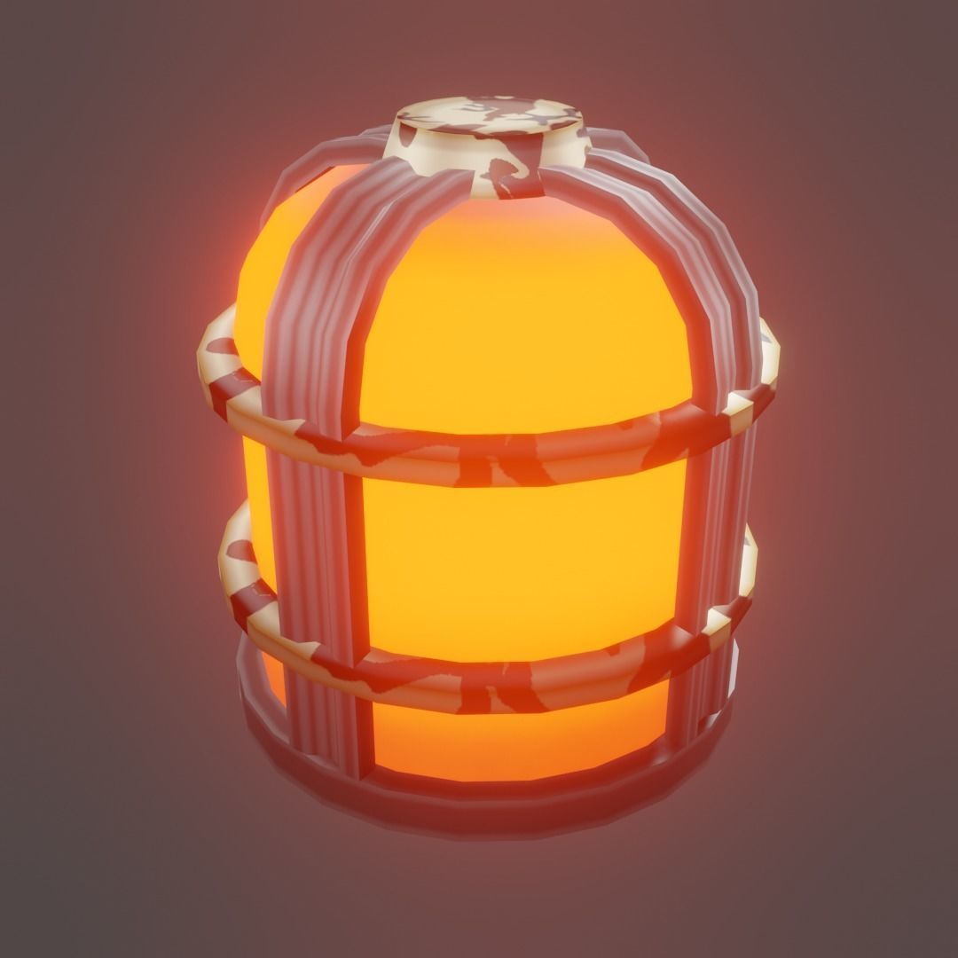 Armor wall pack modular Low-poly 3D model_15