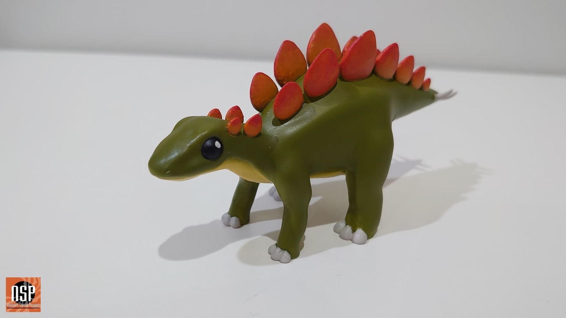 Stegosaurus Cartoon Dinosaur 3D print model_10