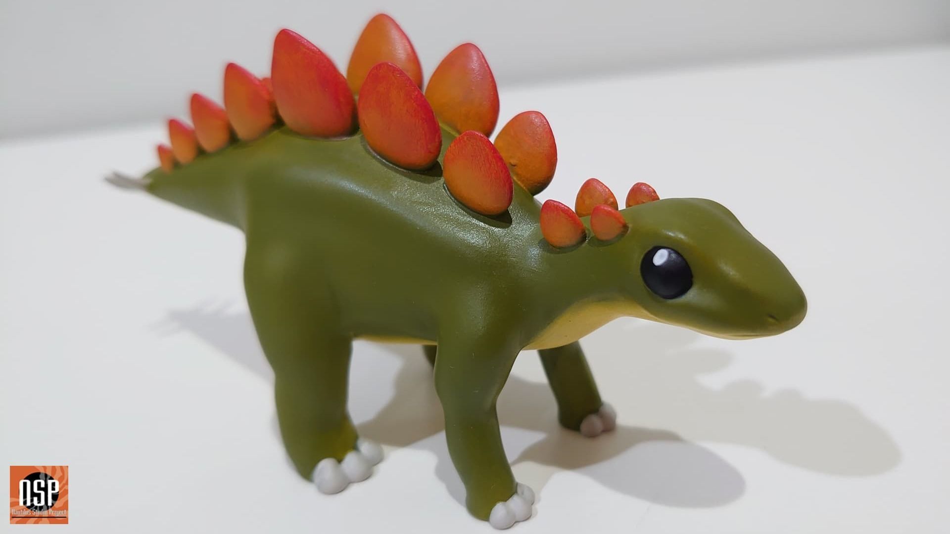 Stegosaurus Cartoon Dinosaur 3D print model_11
