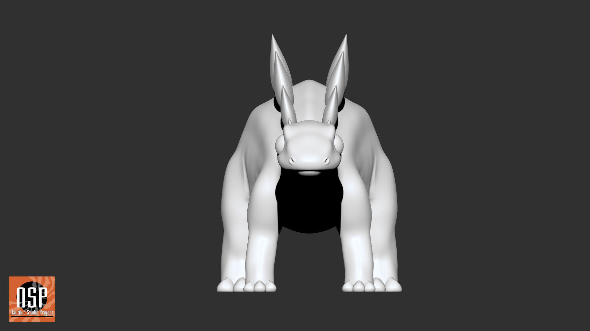 Stegosaurus Cartoon Dinosaur 3D print model_4