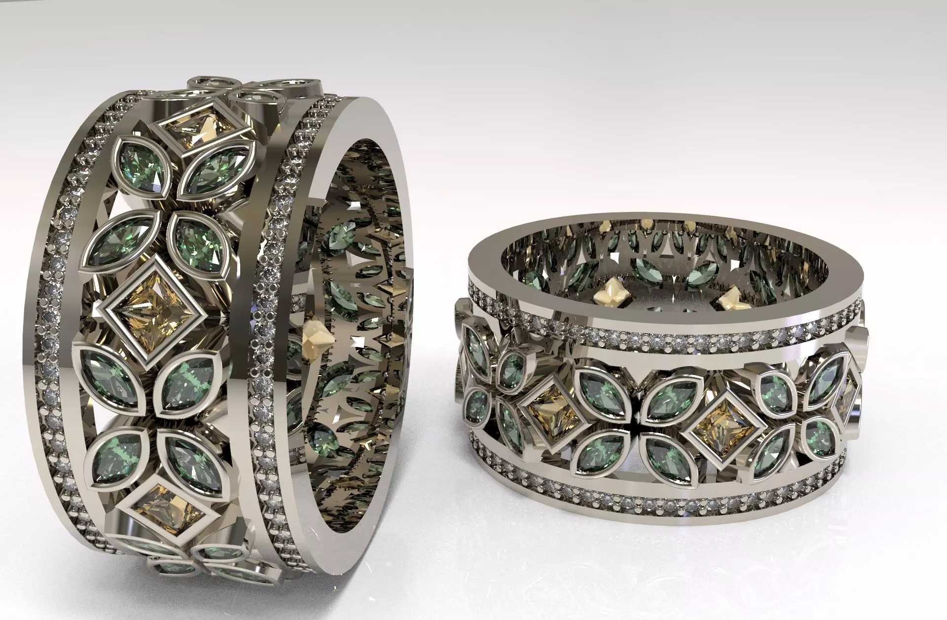 Butterfly Ring 3D print model