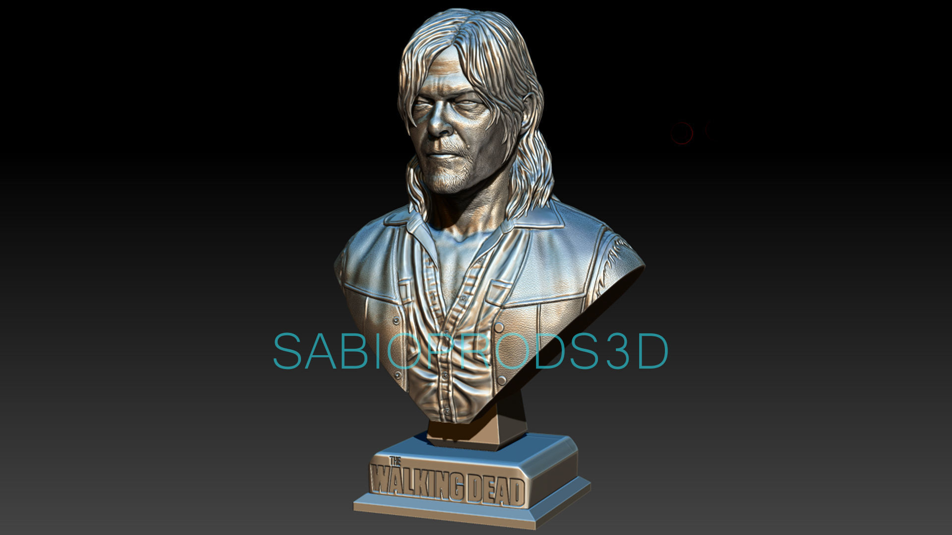 DARYL DIXON WALKING DEATH SABIOPRODS 3D PRINT MODEL 3D print model_1