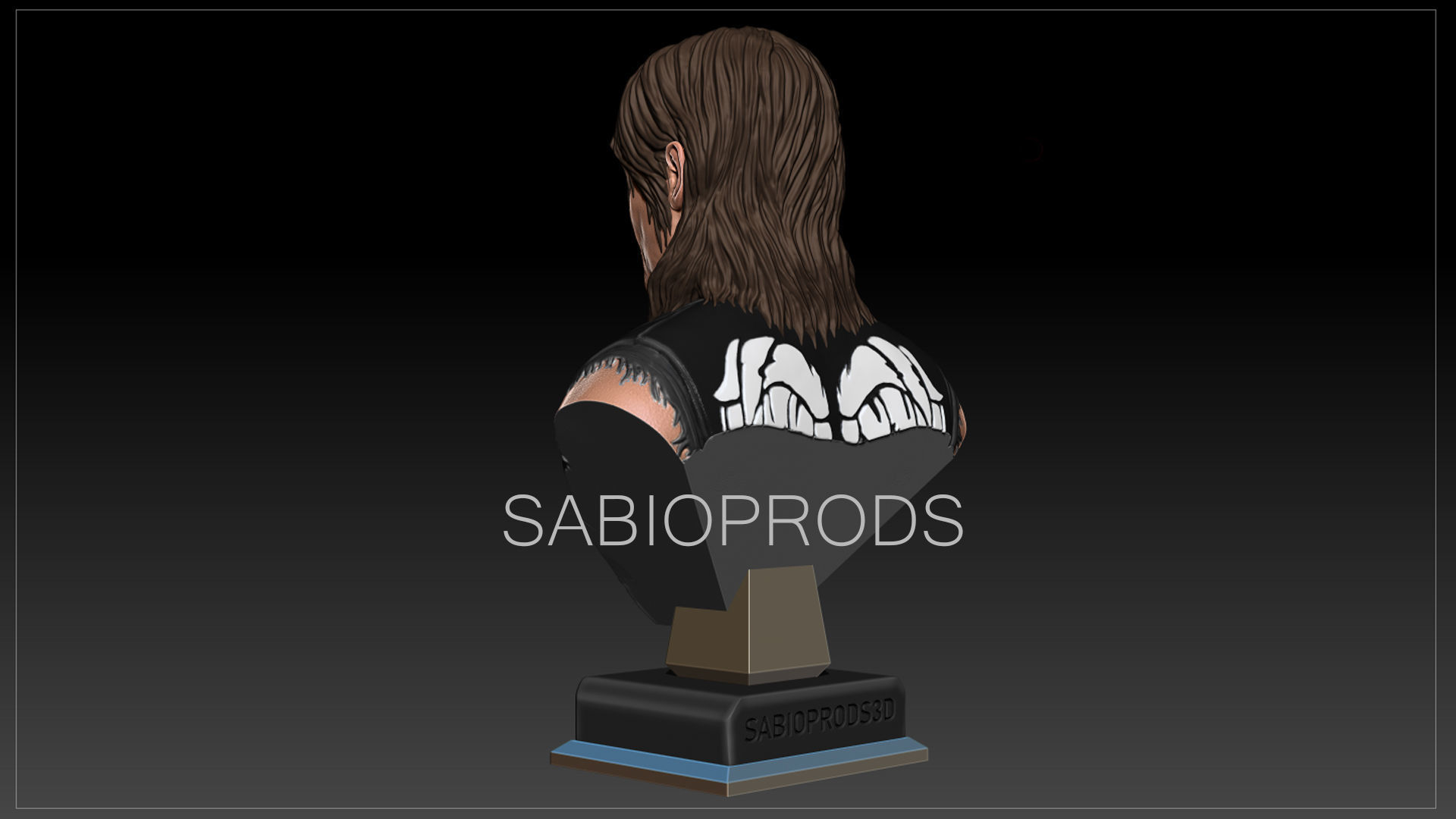DARYL DIXON WALKING DEATH SABIOPRODS 3D PRINT MODEL 3D print model_6