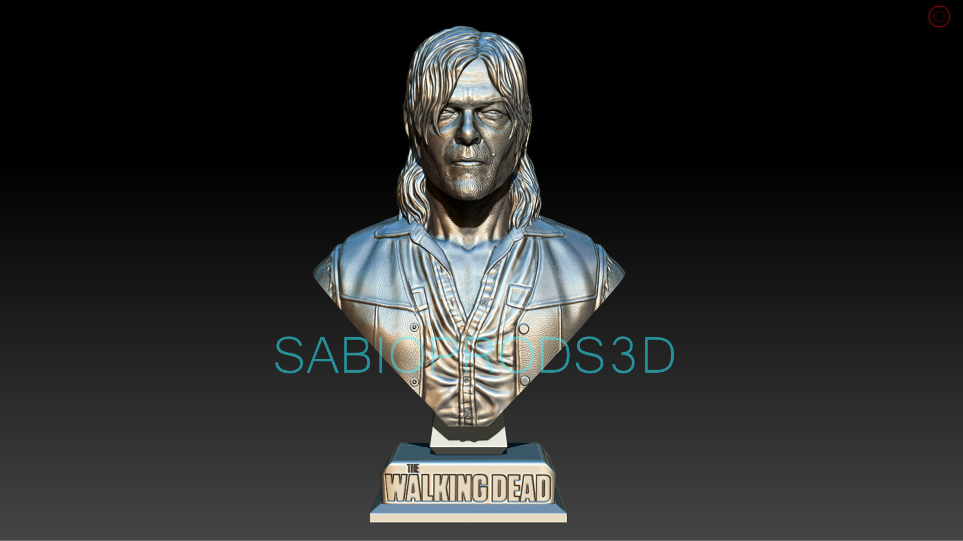 DARYL DIXON WALKING DEATH SABIOPRODS 3D PRINT MODEL 3D print model_2