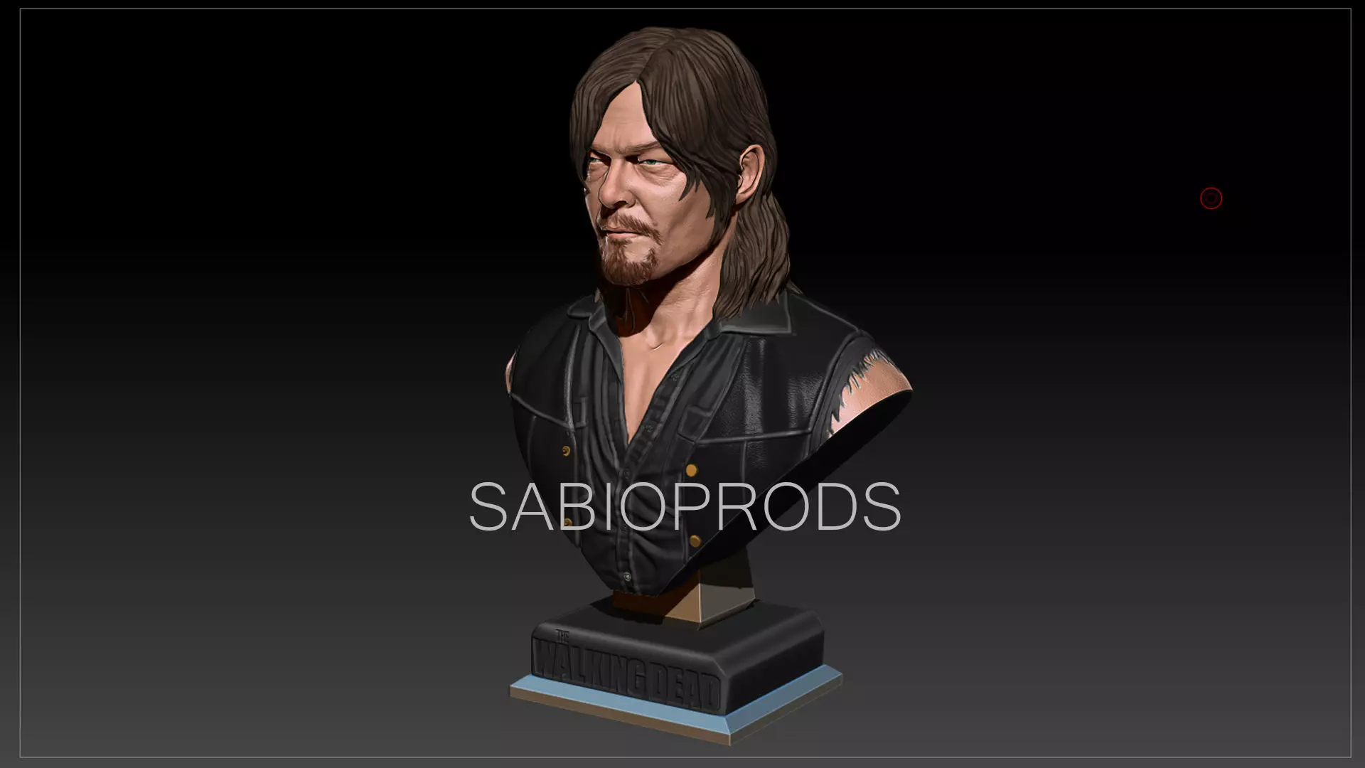 DARYL DIXON WALKING DEATH SABIOPRODS 3D PRINT MODEL 3D print model_0
