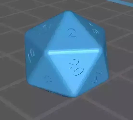 Dice 20 faces