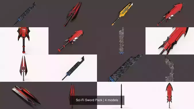 Sci-Fi Sword Pack