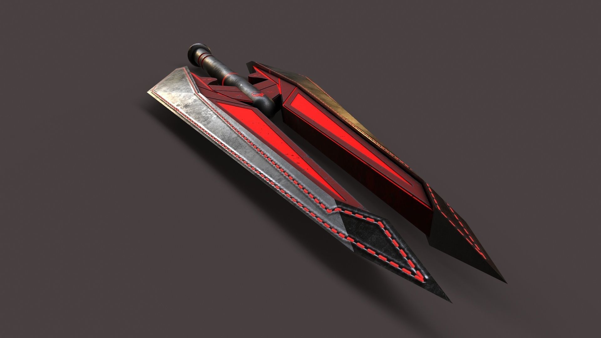 Sci-Fi Sword Pack 3D Model Collection_23