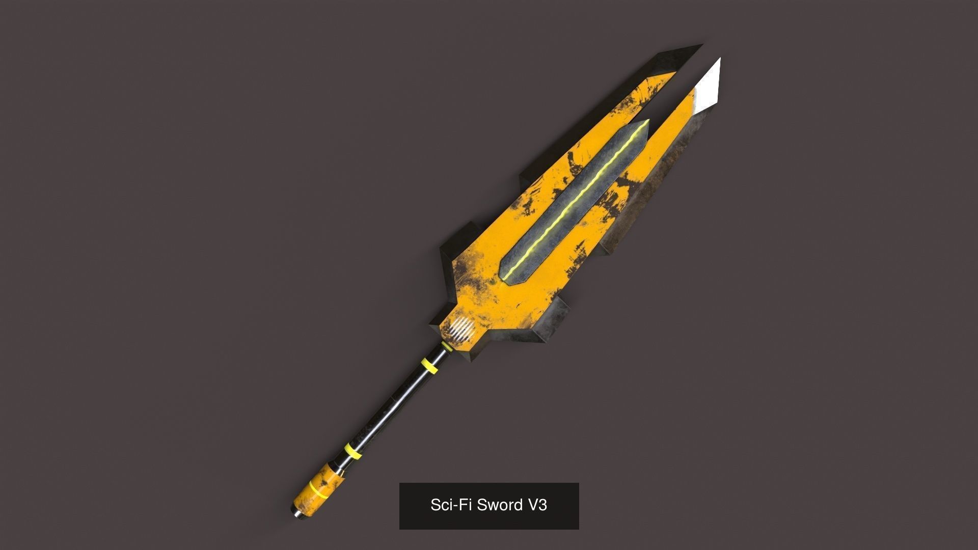 Sci-Fi Sword Pack 3D Model Collection_7