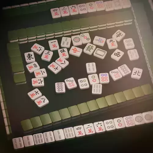 Taiwan mahjong Low-poly 3D model