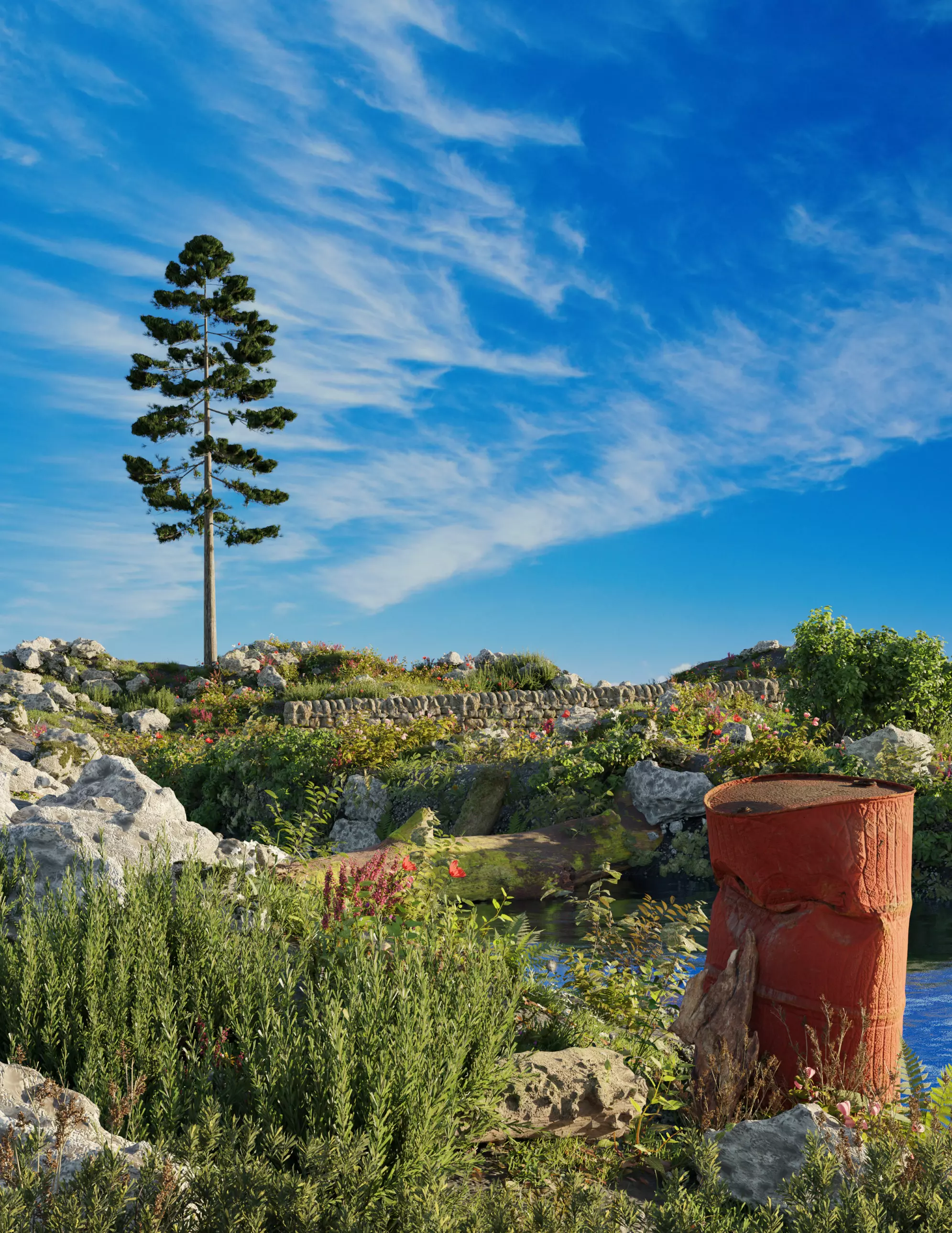 Nature scene and nature pack 3D model_0