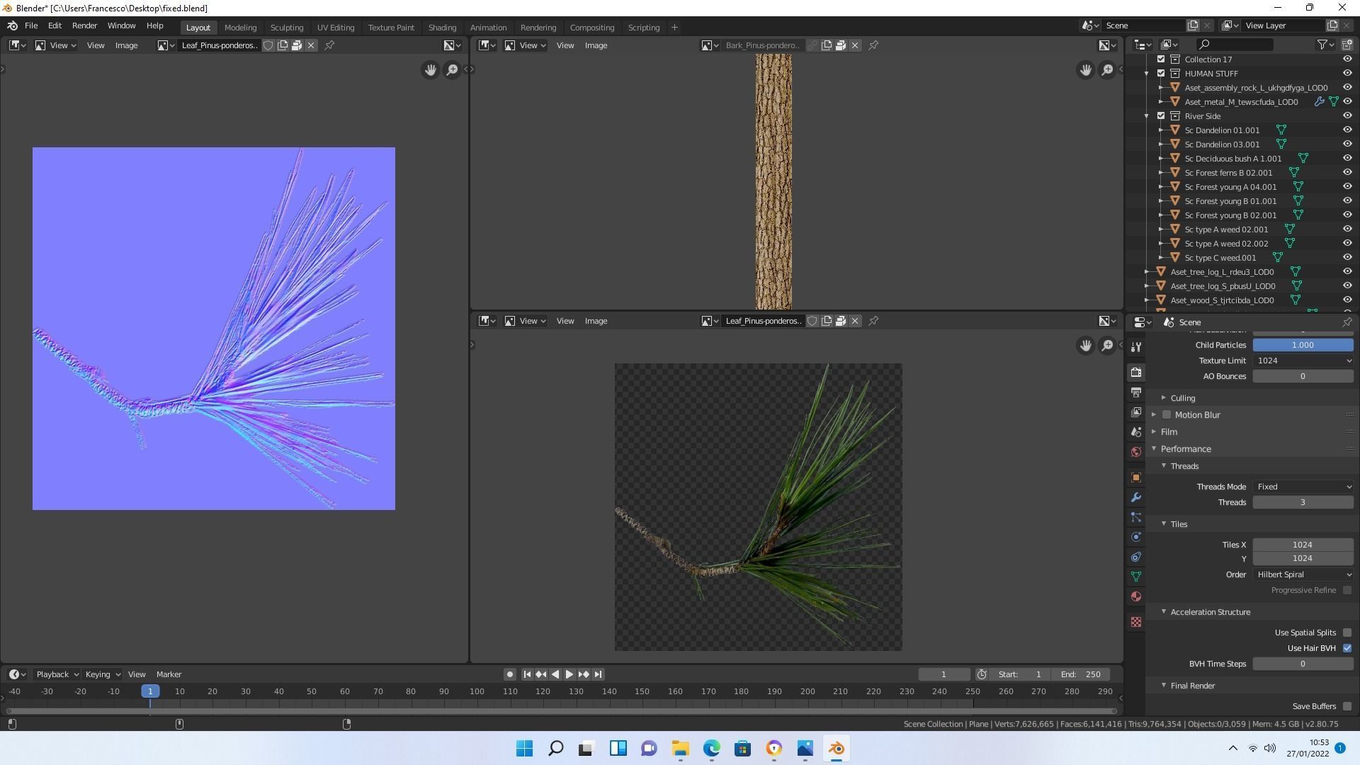 Nature scene and nature pack 3D model_6
