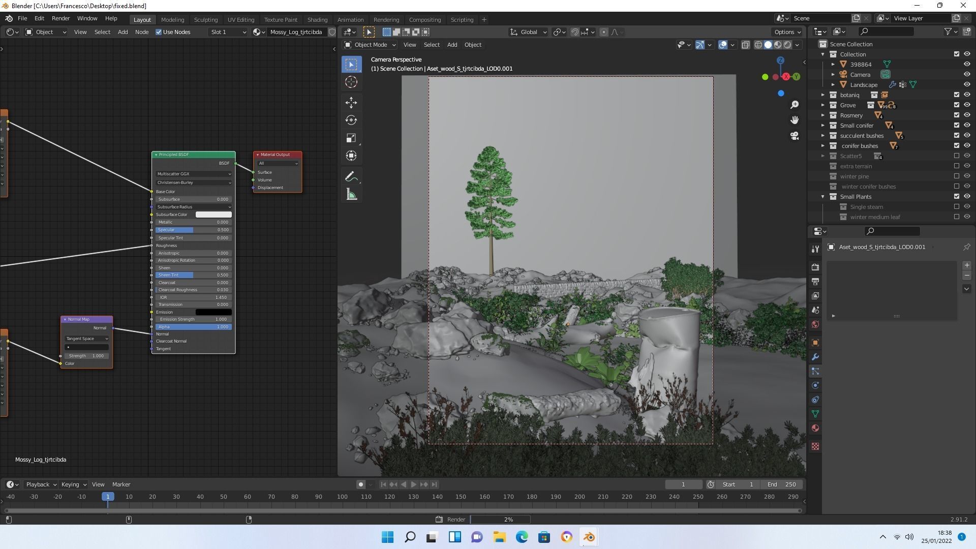 Nature scene and nature pack 3D model_3